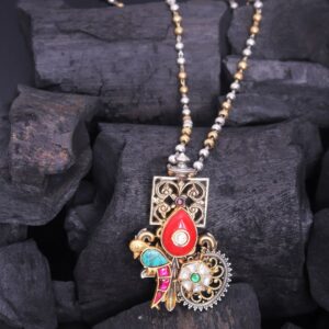925 Sterling Silver Tribal Charm Pendant