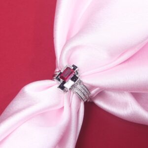 92.5 Sterling Silver Crimson Majesty Ruby Ring