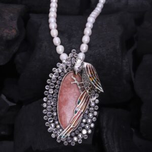 925 Sterling Silver Mystical Parrot Pendant