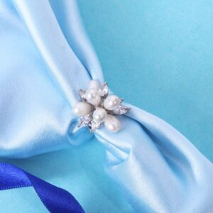 925 Sterling Silver Pearl Blossom Ring