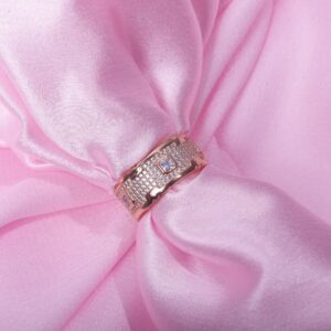 925 Sterling Silver Pave Accent Ring