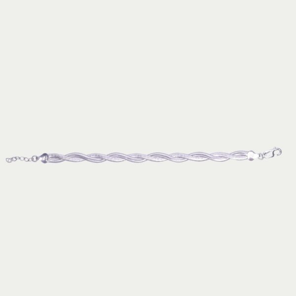 925 Sterling Silver Twist Bracelet - Image 2