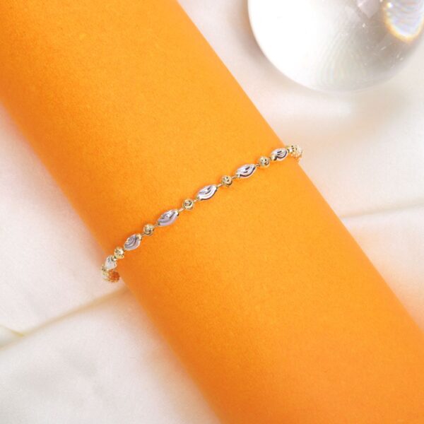 925 Sterling Silver Whimsical Bead Bracelet