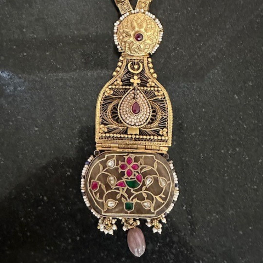 925 Sterling Silver Lotus Treasure Pendant