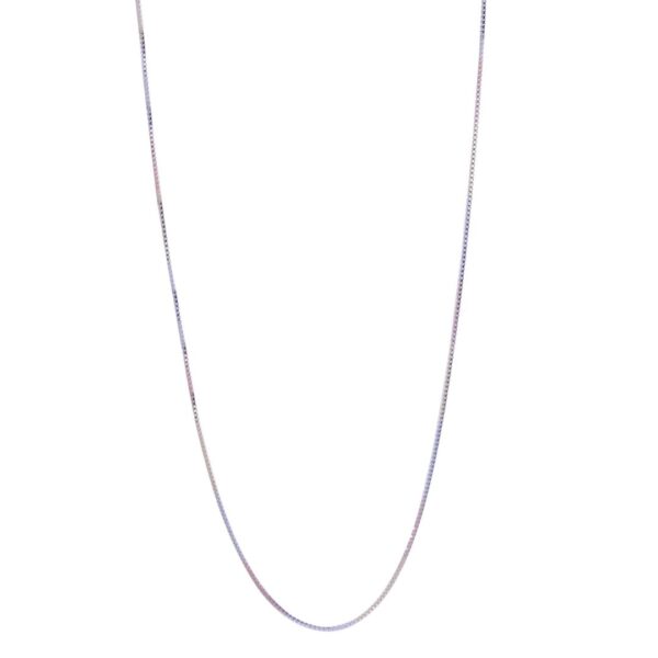 925 Sterling Silver GleamAura Sleek Chain - Image 2