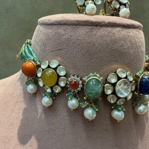925 Sterling Silver Vibrant Choker