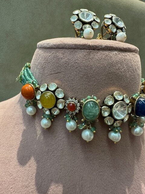 925 Sterling Silver Vibrant Choker