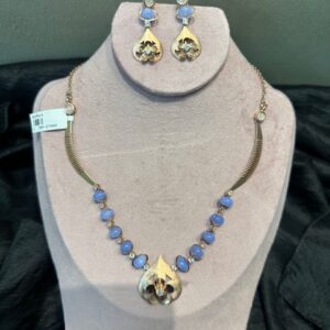 925 Sterling Silver Rose Gold Lily Set