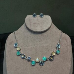 925 Sterling Silver Multi-Color Enamel Set