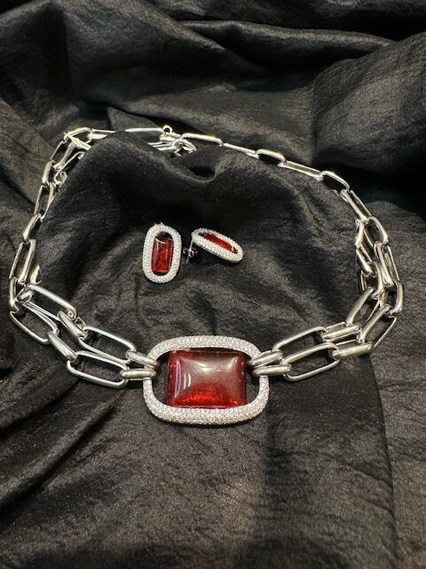 925 Sterling Silver Modern Chain Set