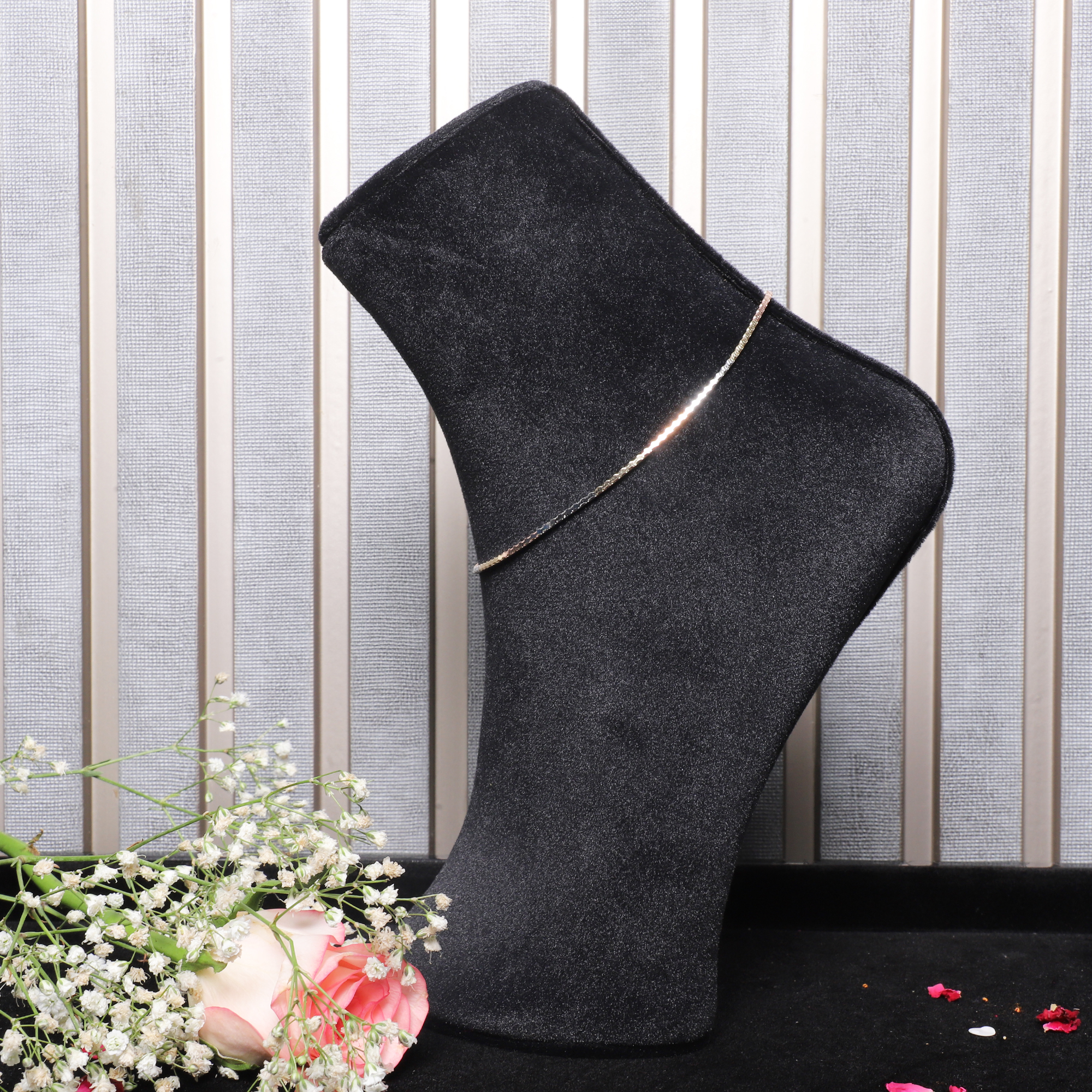 925 Sterling Silver Elegant Slim Anklet