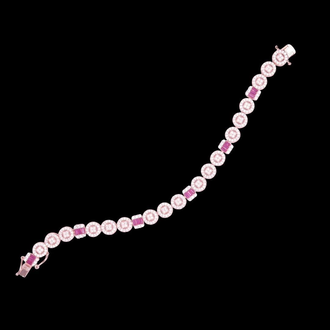 925 Sterling Silver Rose Gold Royale Bracelets