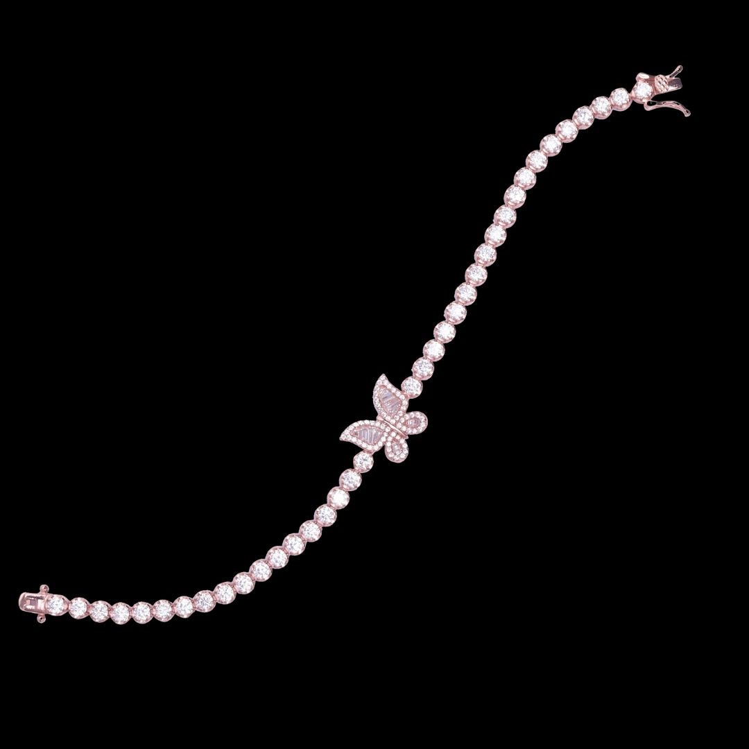 925 Sterling Silver Enchanted Butterfly Bracelets