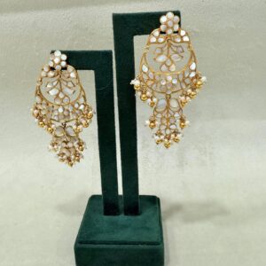 92.5 Sterling Silver Ivory Petal Drop Earrings