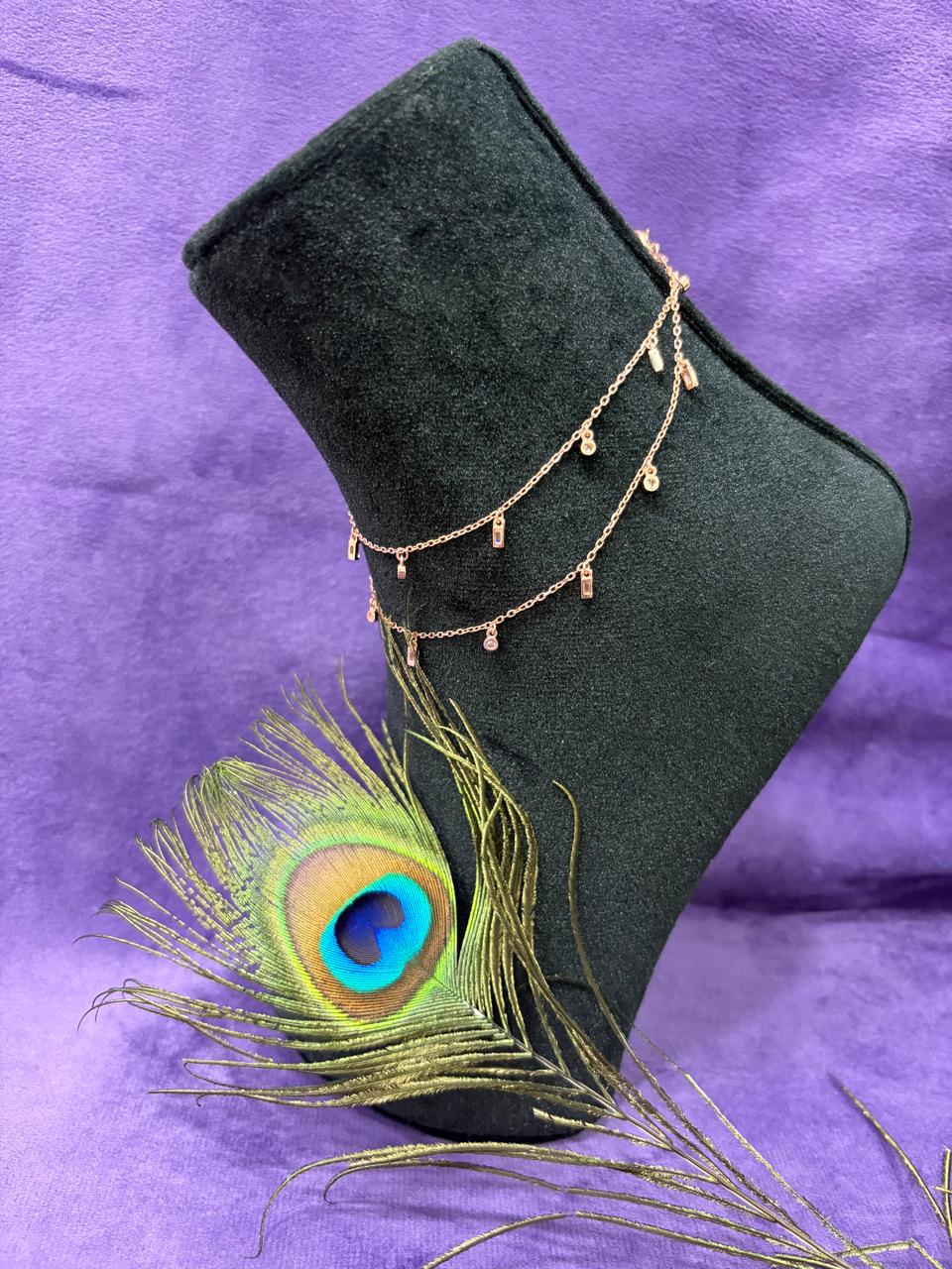 92.5 Sterling Silver Anklet