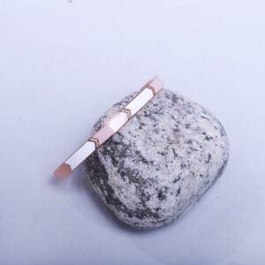 92.5 Sterling Silver Princess Pink Bracelet