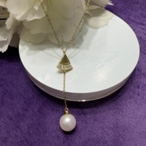 92.5 Sterling Silver Eyevory Pearl Pendant