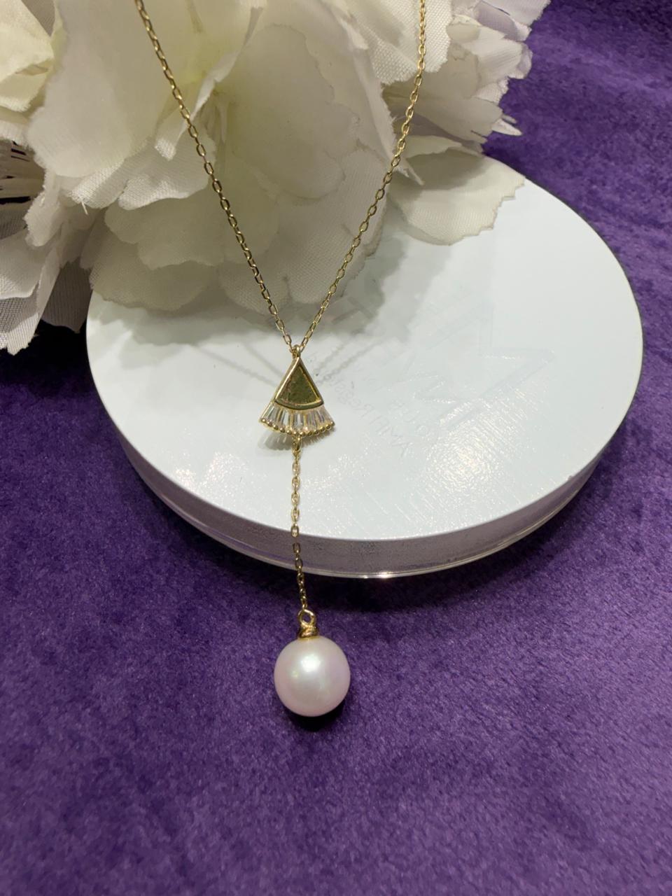 92.5 Sterling Silver Eyevory Pearl Pendant