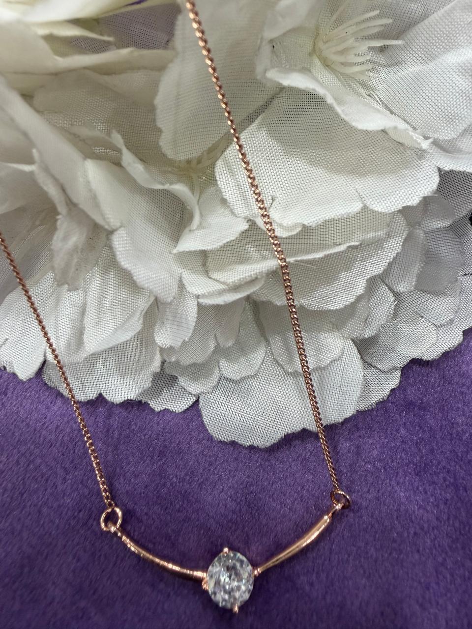 92.5 Sterling Silver Radiant Solitaire Pendant