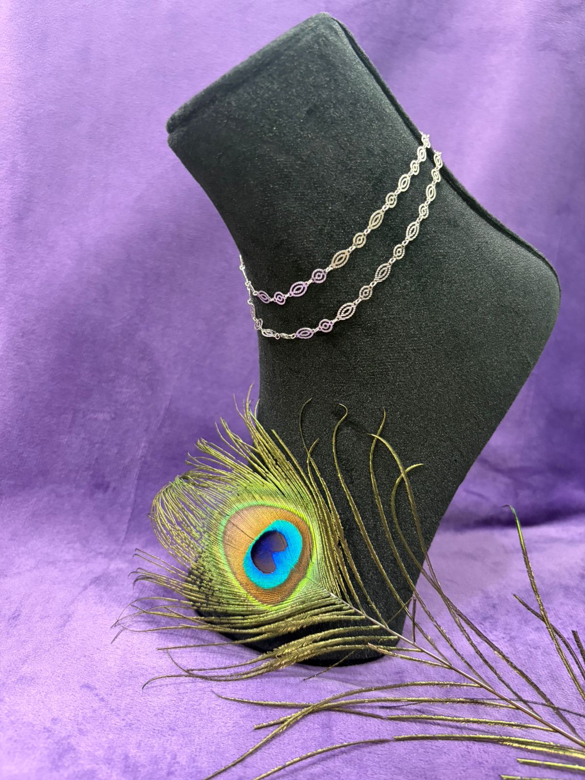 92.5 Sterling Silver Anklet