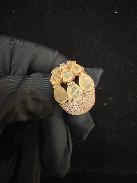 92.5 Sterling Silver Royal Bloom Ring